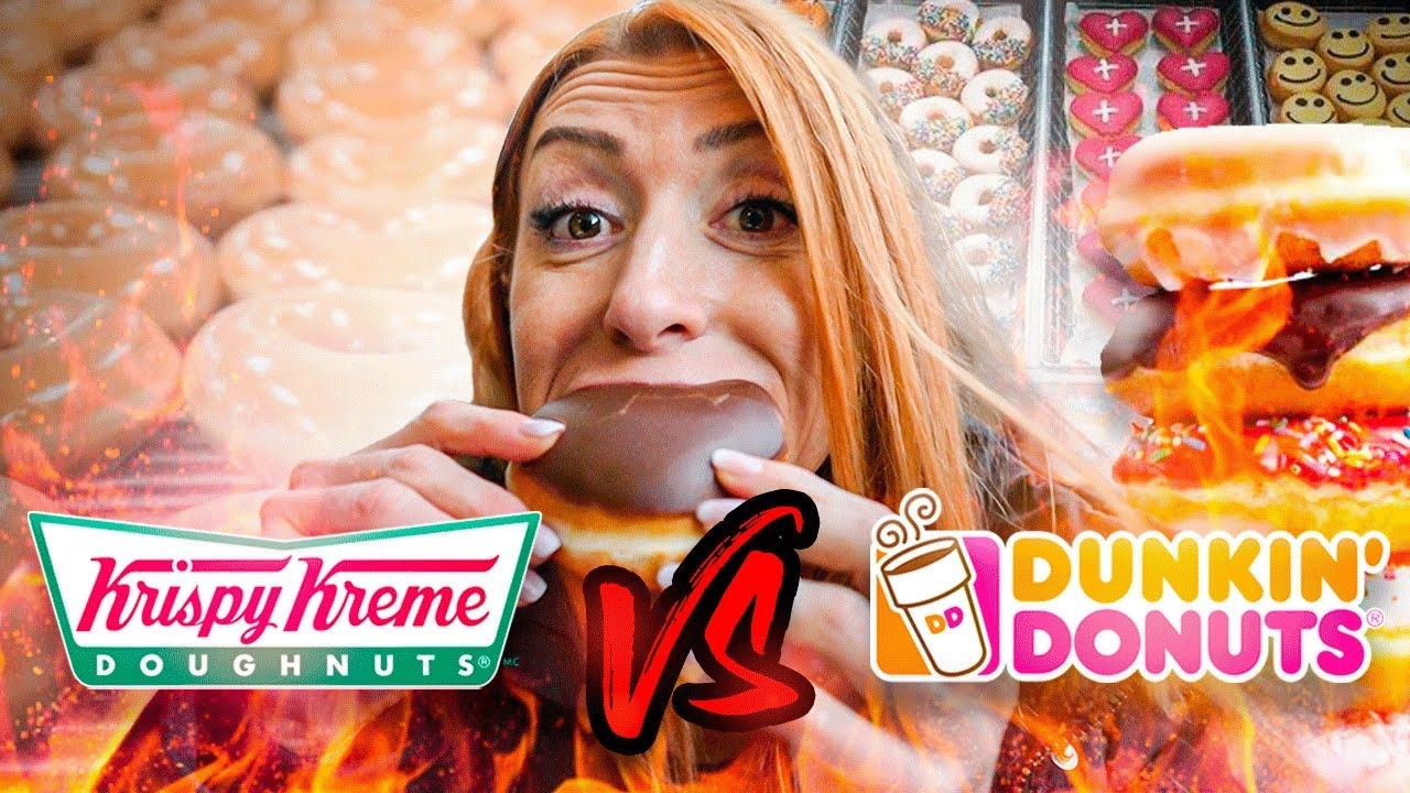 KRISPY KREME VS DUNKIN DONUTS ¿ QUE FRANQUICIA HACE LOS MEJORES DONUTS en LONDRES ?  #3