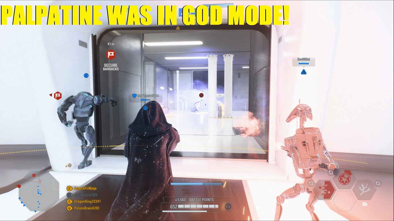 Star Wars Battlefront 2 - Palpatine was in GOD MODE! Could his team do the Kamino run though?👀🤔