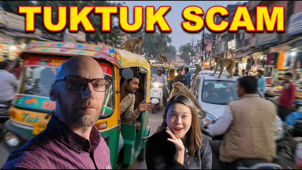Поездка на тук-туке в Дели пошла совсем не так, как планировалось 😳🇮🇳