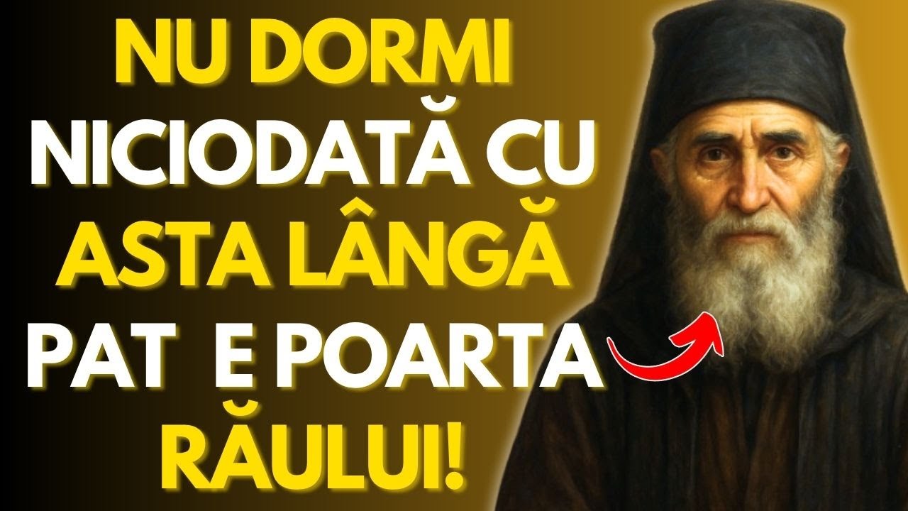 Sfântul Paisie AVERTIZEAZĂ: Nu dormi NICIODATĂ cu ACEST LUCRU în cameră – atrage DUHURI RELE noaptea