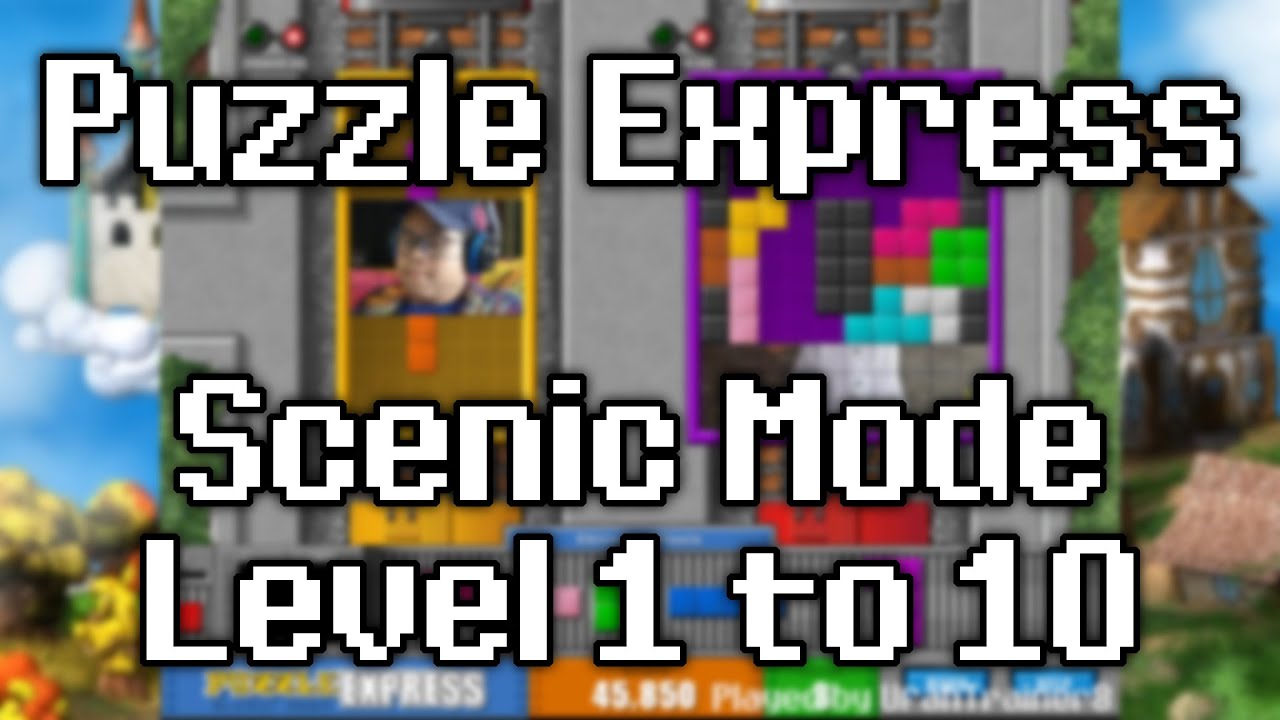 Puzzle Express (HipSoft) - Scenic Mode: Level 1 to 10 Playthrough