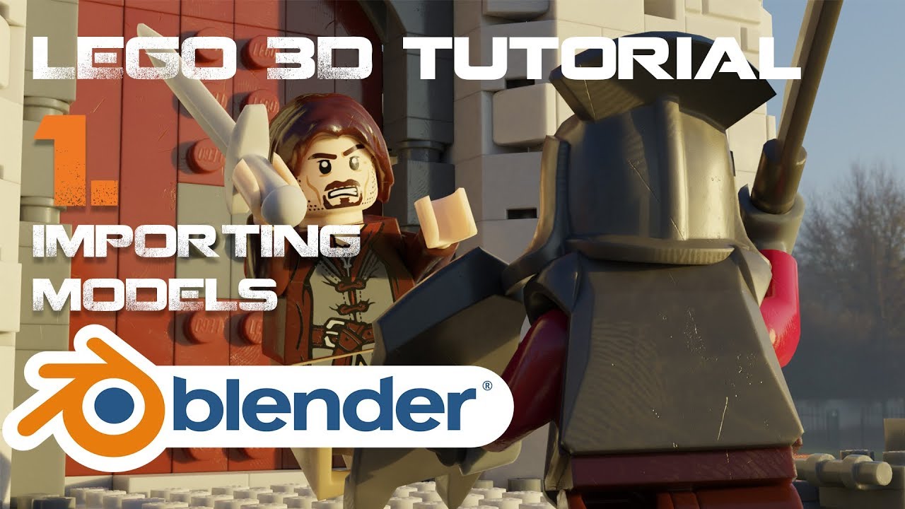 Как создавать анимацию LEGO в Blender — Часть 1 | Импорт моделей