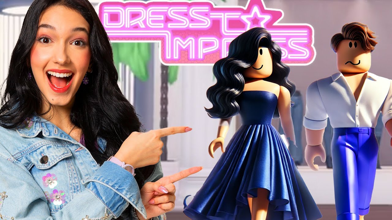 ENSINEI MEU PAI A JOGAR DRESS TO IMPRESS | Luluca Games