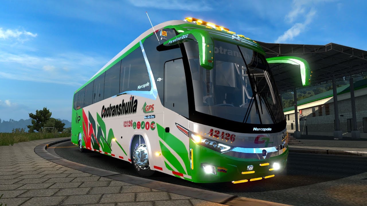 Nuevo Marcopolo G7 De Cootranshuila!! Rumbo A Manizales | Euro Truck Simulator 2