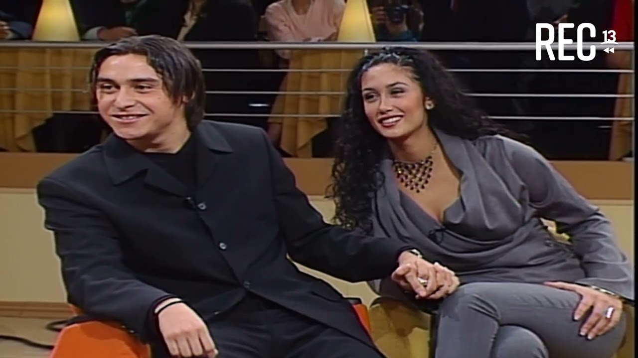 Manuel Neira y Pamela Díaz son pololos en Viva el Lunes (1999)