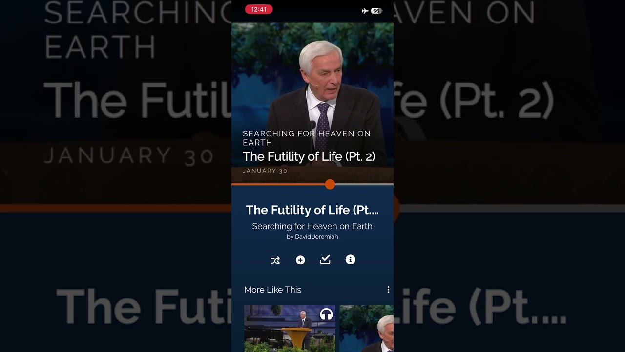 Great sermon for the meaning of life
