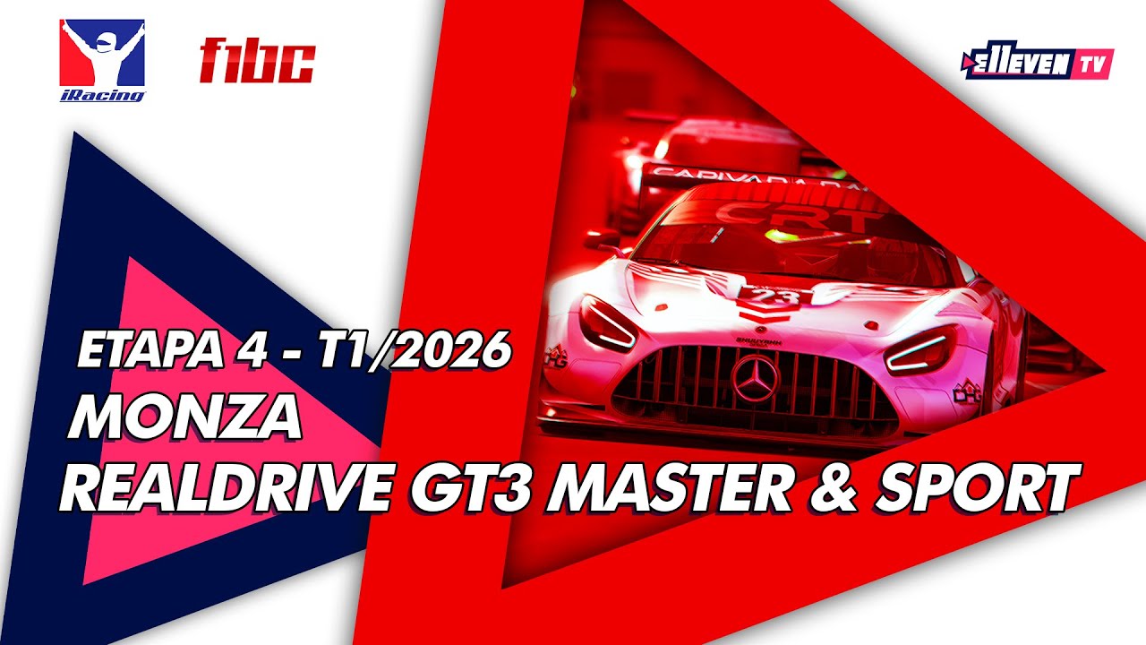 F1BC e-Sports - Realdrive GT3 Master & Sport | 4ª Etapa - Monza | 2026/1