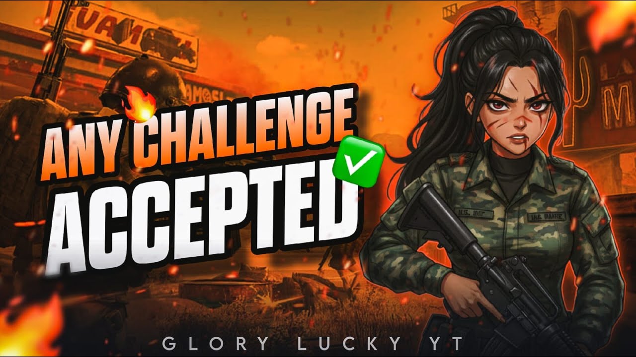 ⭕️RUSH GIRL GAMER IS READY TO DOMINATE  ☠️ @GloryluckyYT  #bgmi  #pubgmobile #bgmilive #ipadpro