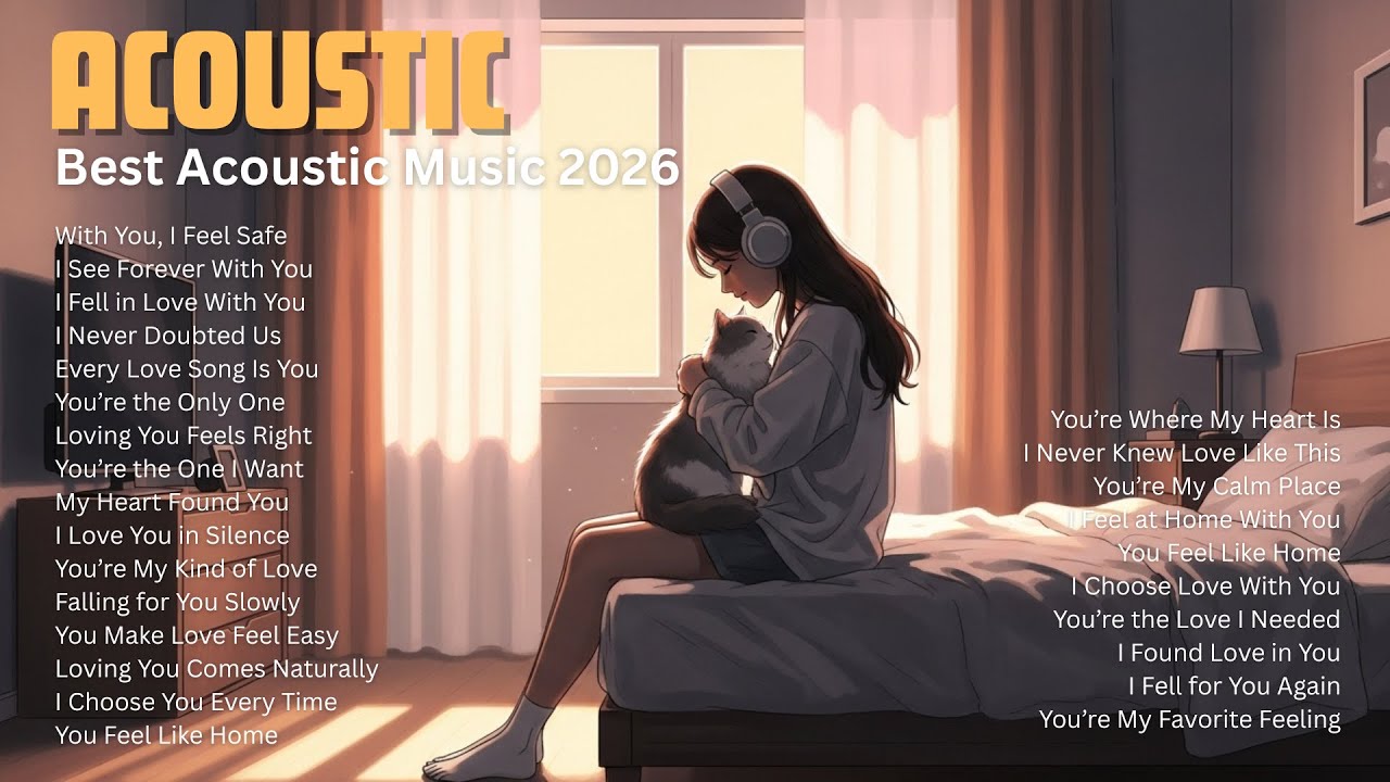 Best Acoustic Music 2025 New Songs 💖 | Soft Late Night Acoustic Songs | ~Alan Walker, adele, Ryhanna