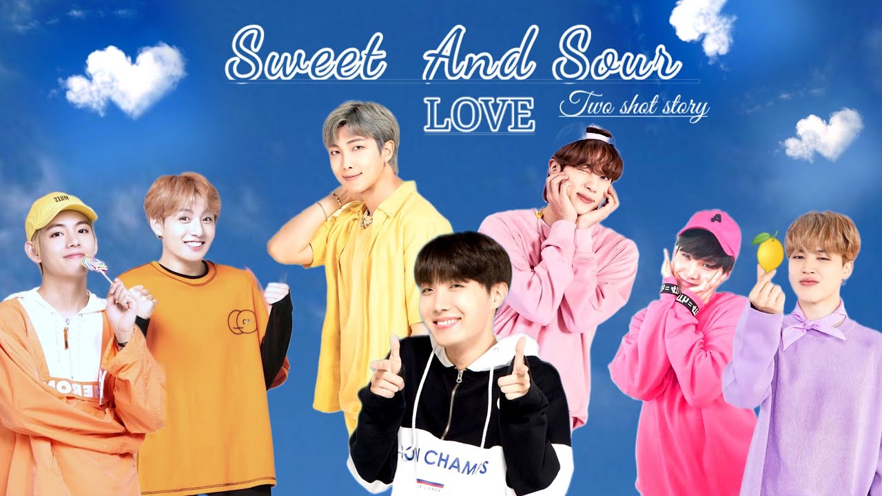 sweet and sour love / two shot story taekook, yoonmin, namjin, jhope love story #vpurpleworld