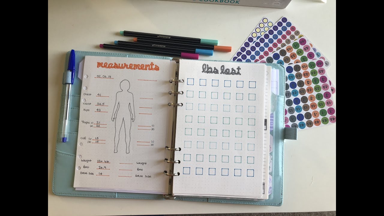 SLIMMING WORLD WEIGHT LOSS JOURNAL 2018/2019 | WEIGHT LOSS DIARY