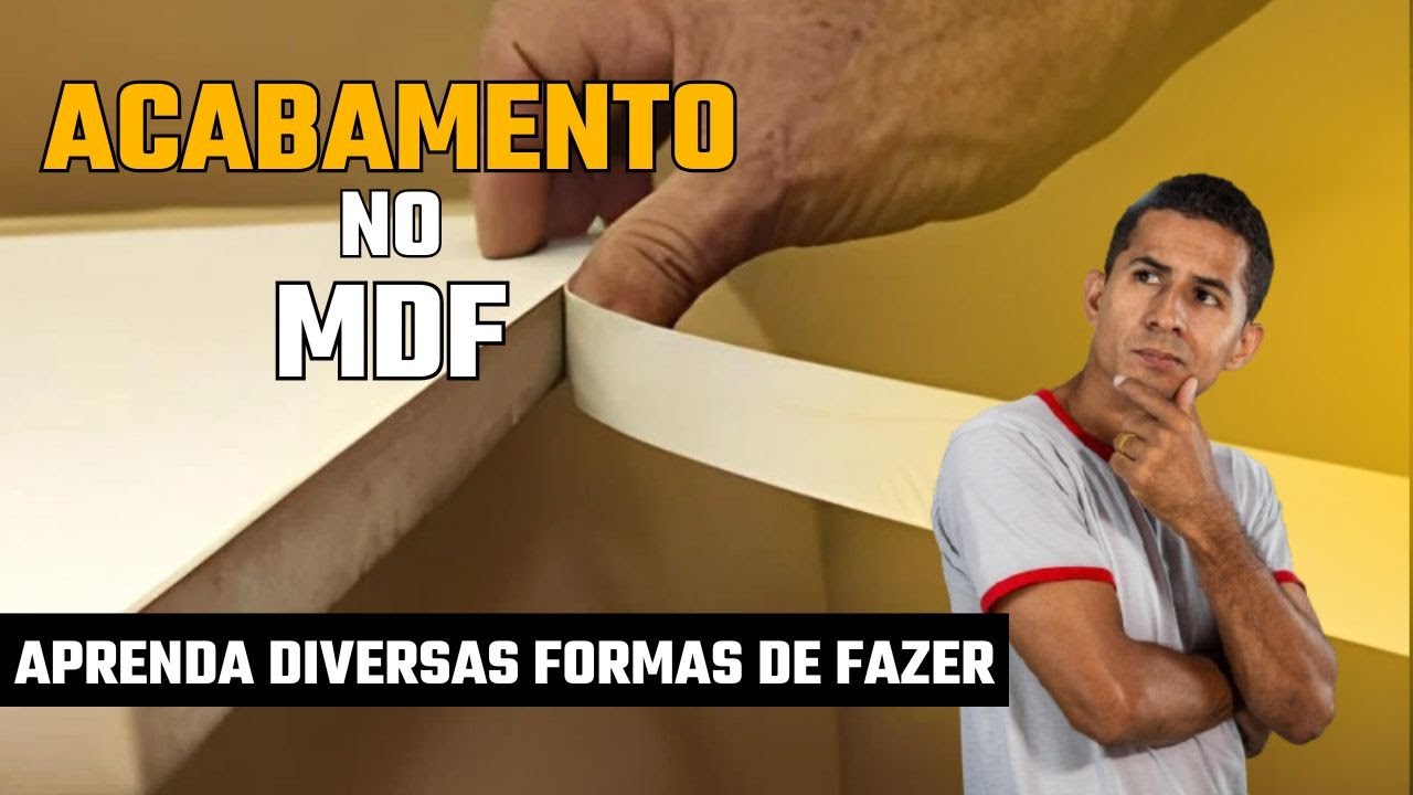 COMO FAZER ACABAMENTO NO MDF ( Cola de contato e coladeira de borda)