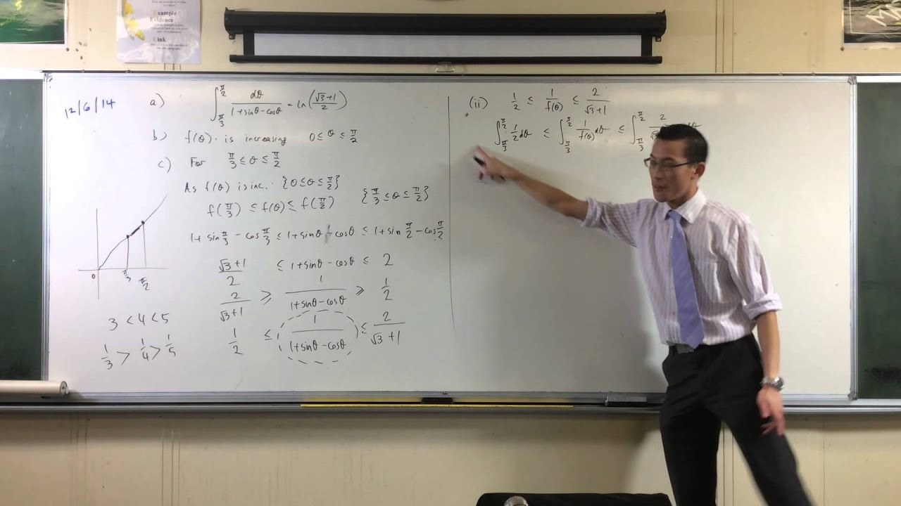 Proving Inequality from Prior Integral