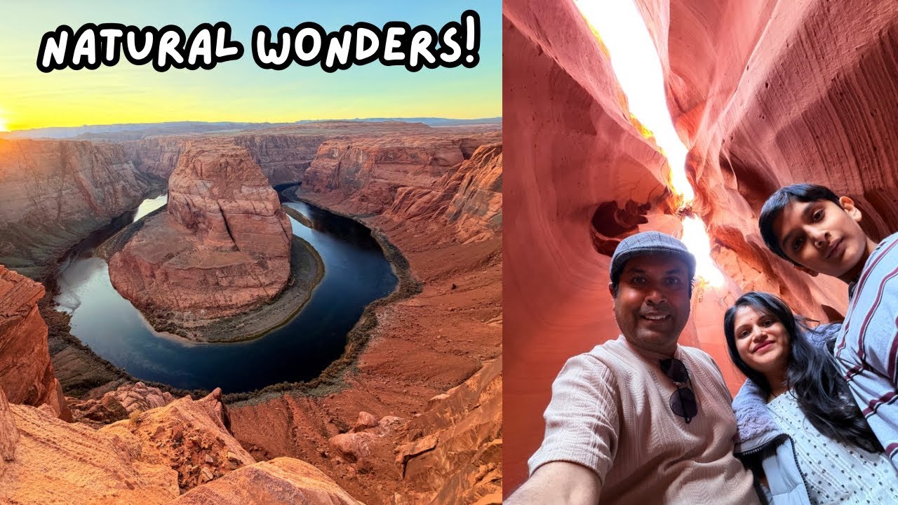 Natural Wonders of Arizona | Indian family on a Roadtrip in USA 