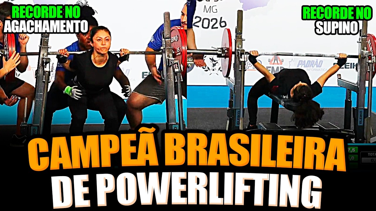 RENATA INAMASSU | A CAMPEÃ BRASILEIRA DE POWERLIFTING CLÁSSICO EM 2026 | -47KG