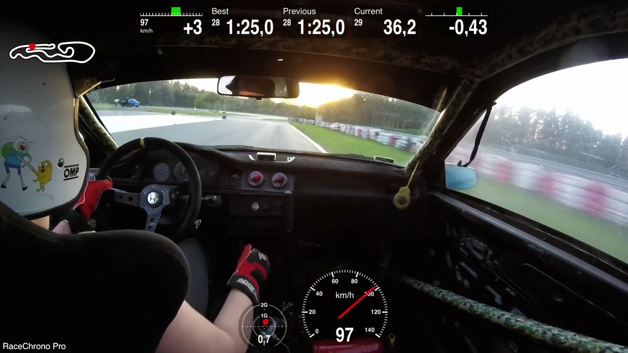 11 Runda GT Series Tor Kielce - Ania Wrzesińska best lap - 1:24,43
