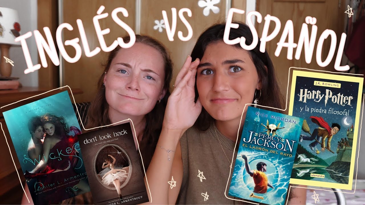 PORTADAS EN INGLÉS VS EN ESPAÑOL CON MI AMERICANA!
