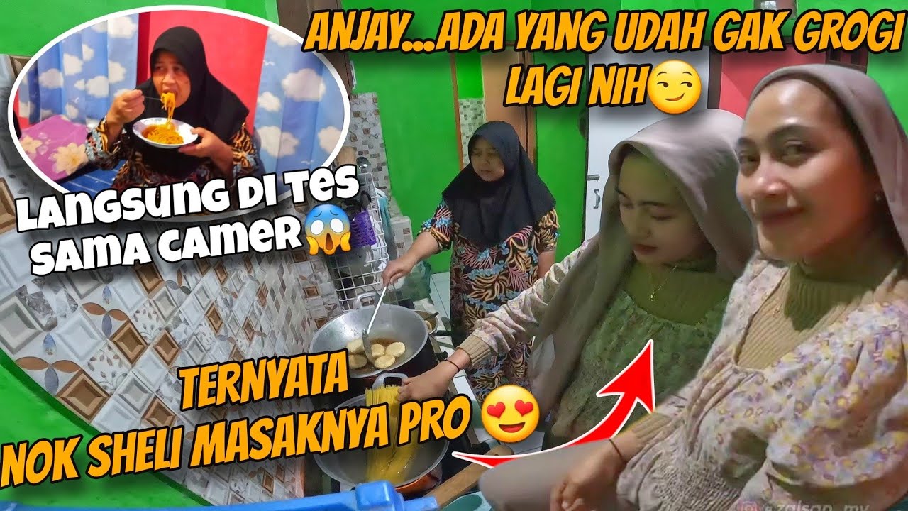 MBAK SHELI UDAH GAK SALTING LAGI MASAK DEPAN CAMER‼️AUTO LOLOS JADI MANTU🤭