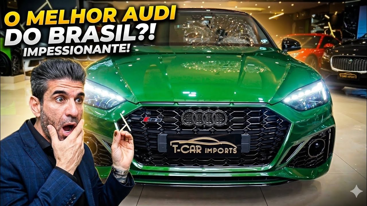 AUDI RS5: MOTOR PORSCHE E PEÇAS VW?! (Teste drive com Tcar)