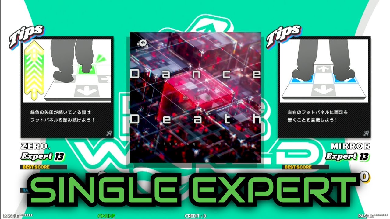 [DDR WORLD]  Dance and Death  [ESP - Lv.13 / 1P:NORMAL 2P:MIRROR]