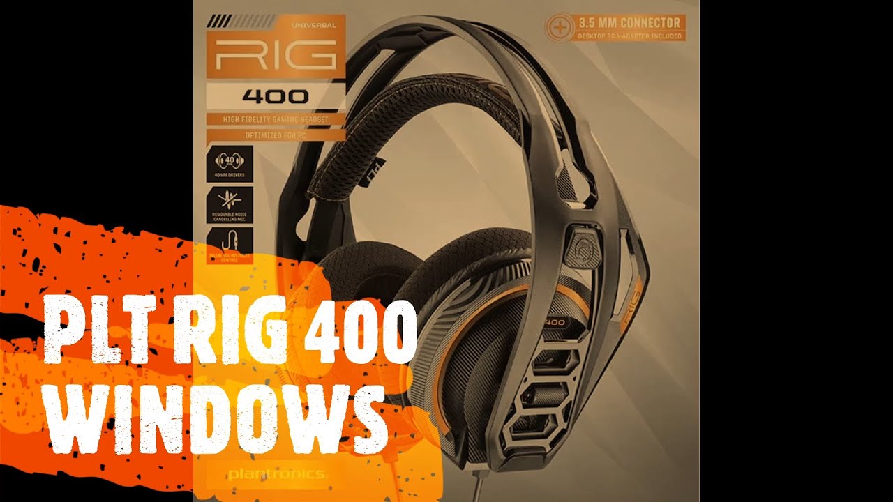 Plantronics RIG 400 | Características y "microphone not working (solution on Windows)"