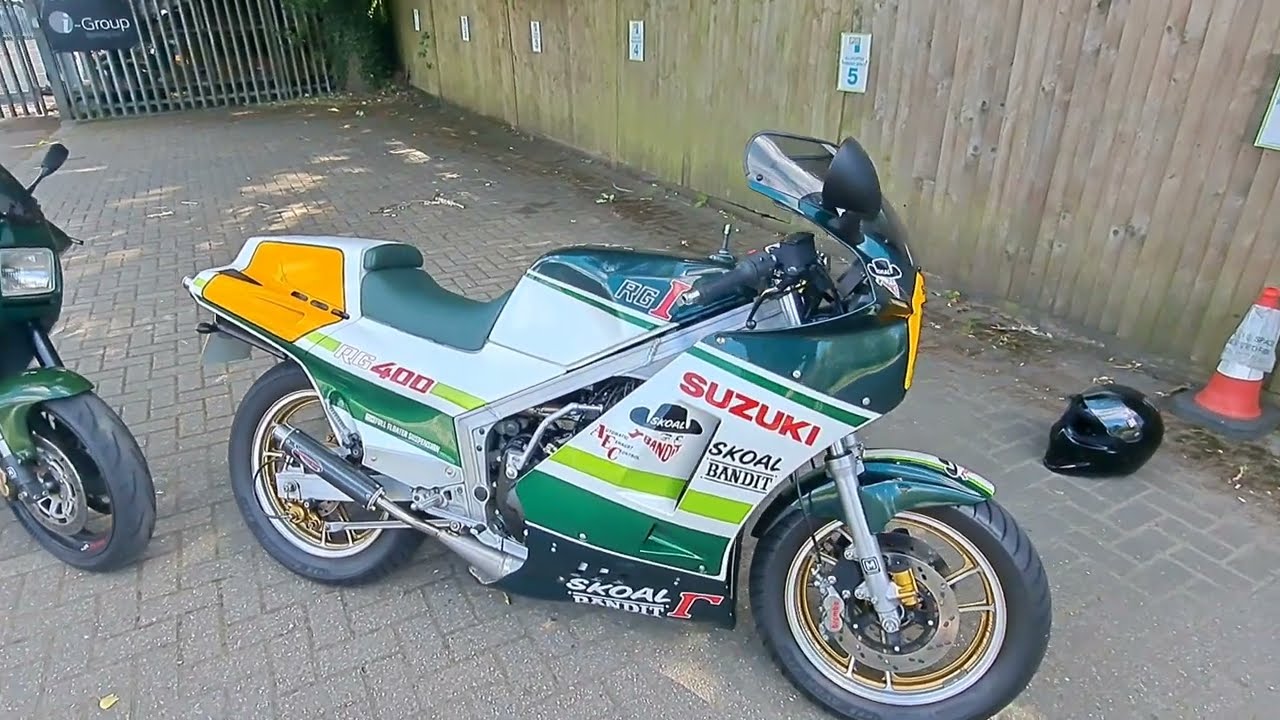 Suzuki RG500 / RG400 Skoal Bandits - Ryka's bike meet at Boxhill