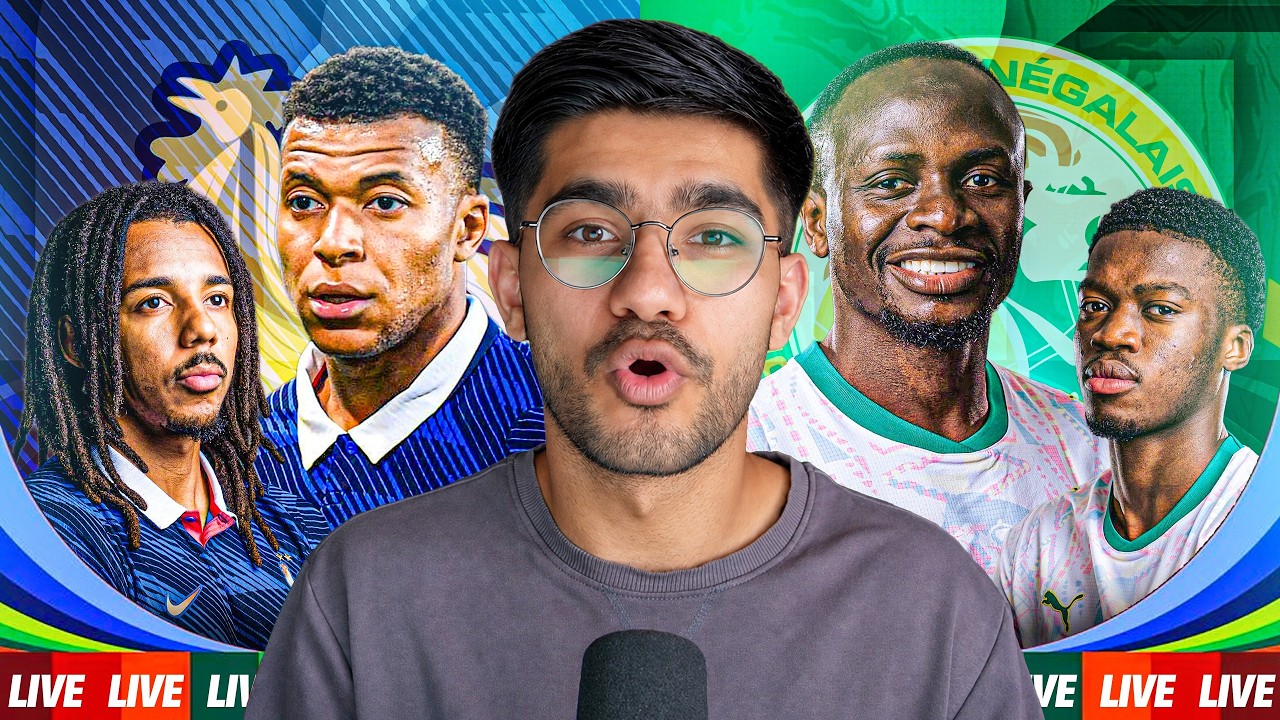 France vs Senegal World Cup 2026 WATCHALONG LIVESTREAM