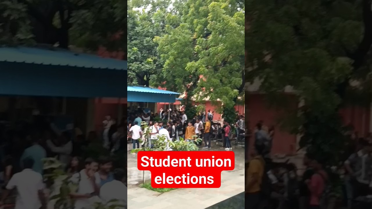 Delhi University student union elections #delhiuniversity #collegelife #politics