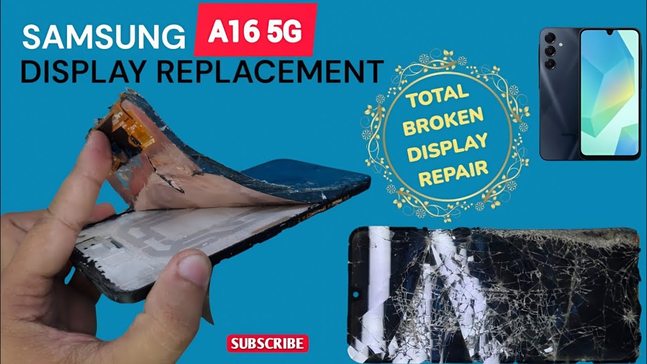 Samsung A16 5G display replacement | how to change samsung A16 5G screen #samsung #new
