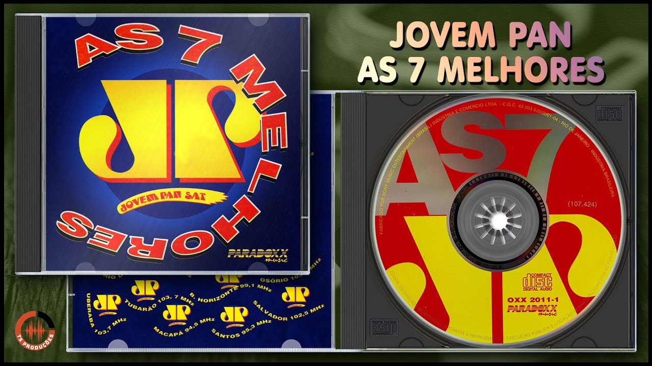 Jovem Pan - As 7 Melhores - Vol. 1 (1994) - CD Completo - TS Produ&ccedil;&otilde;es