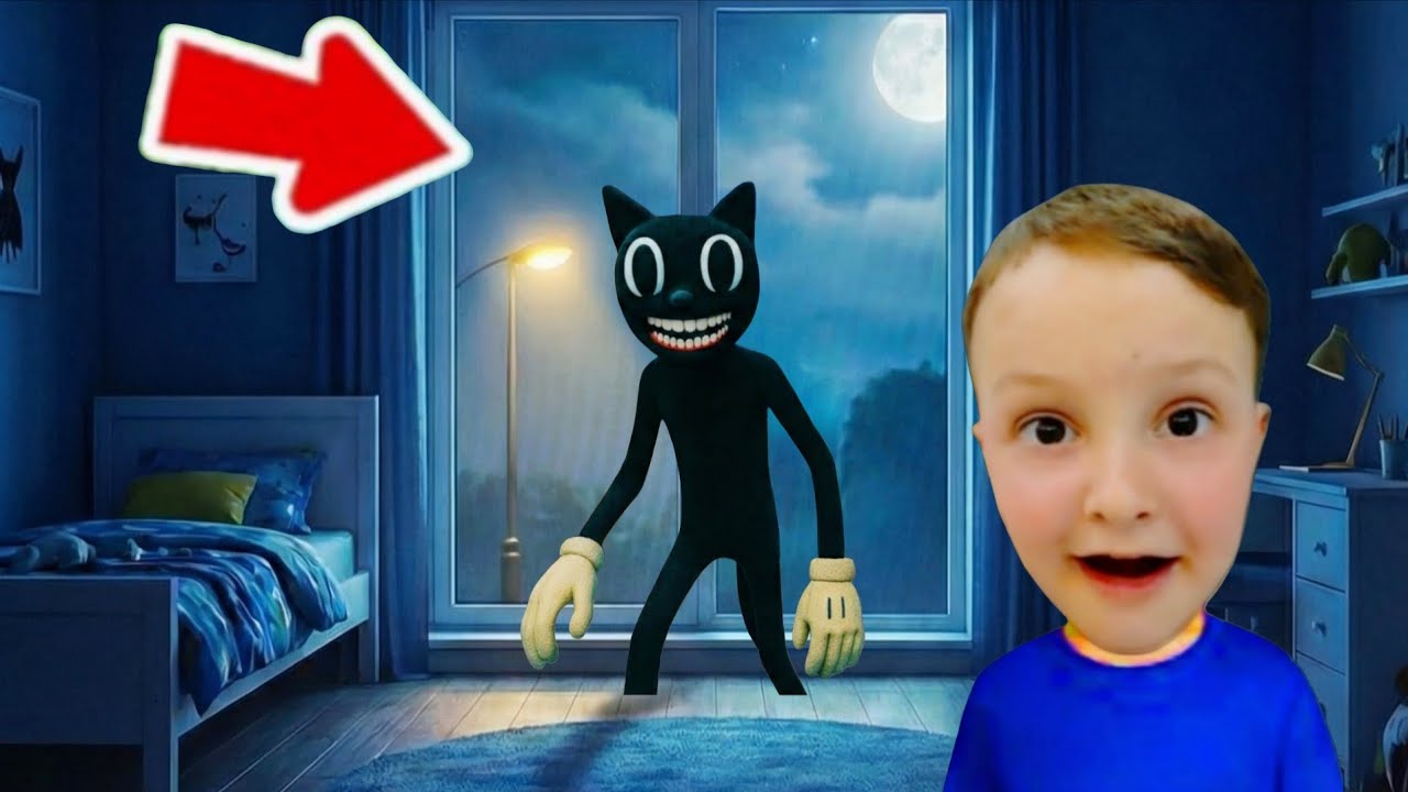KUZEY ALP CARTOON CAT GECE GELDİ !! ÇOK ACIKTIM DİYE BAĞIRIYOR !!