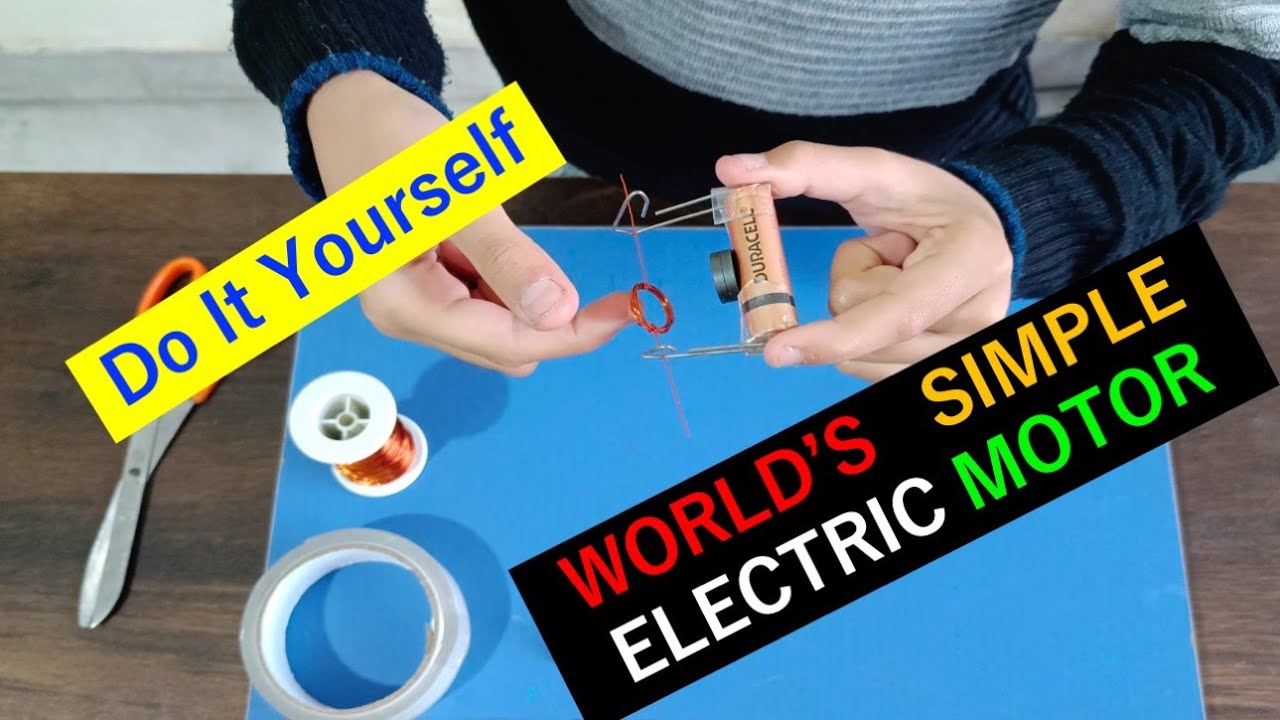 Is it world's simplest electric motor || Science Trick || #fireflyadvik