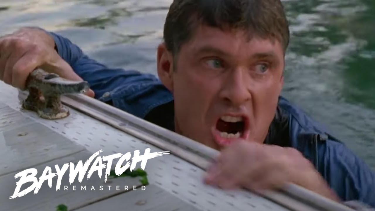 MITCH BUCHANNON FIGHTS ON HIS BOAT... But Will He Make It Out Alive?! Baywatch Remastered