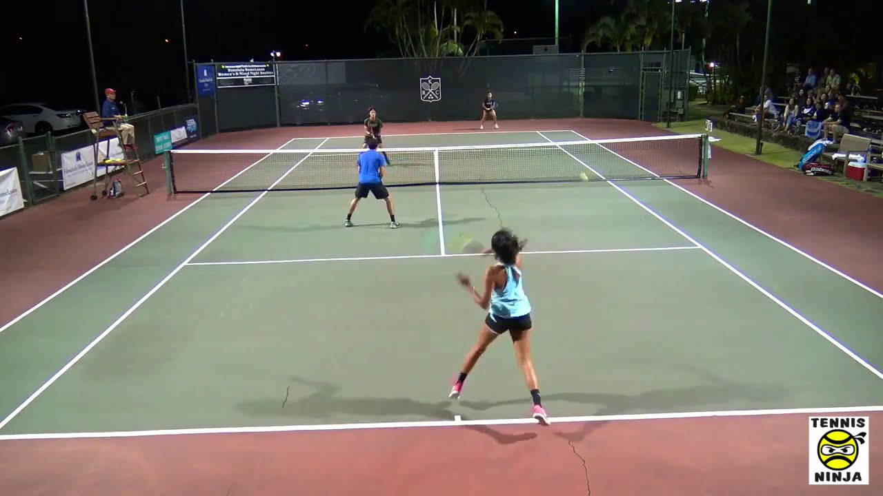 Ma/Resma vs. Shubert/Corpuz SF HIGHLIGHTS - Kailua Women's/Mixed Night Doubles 2017