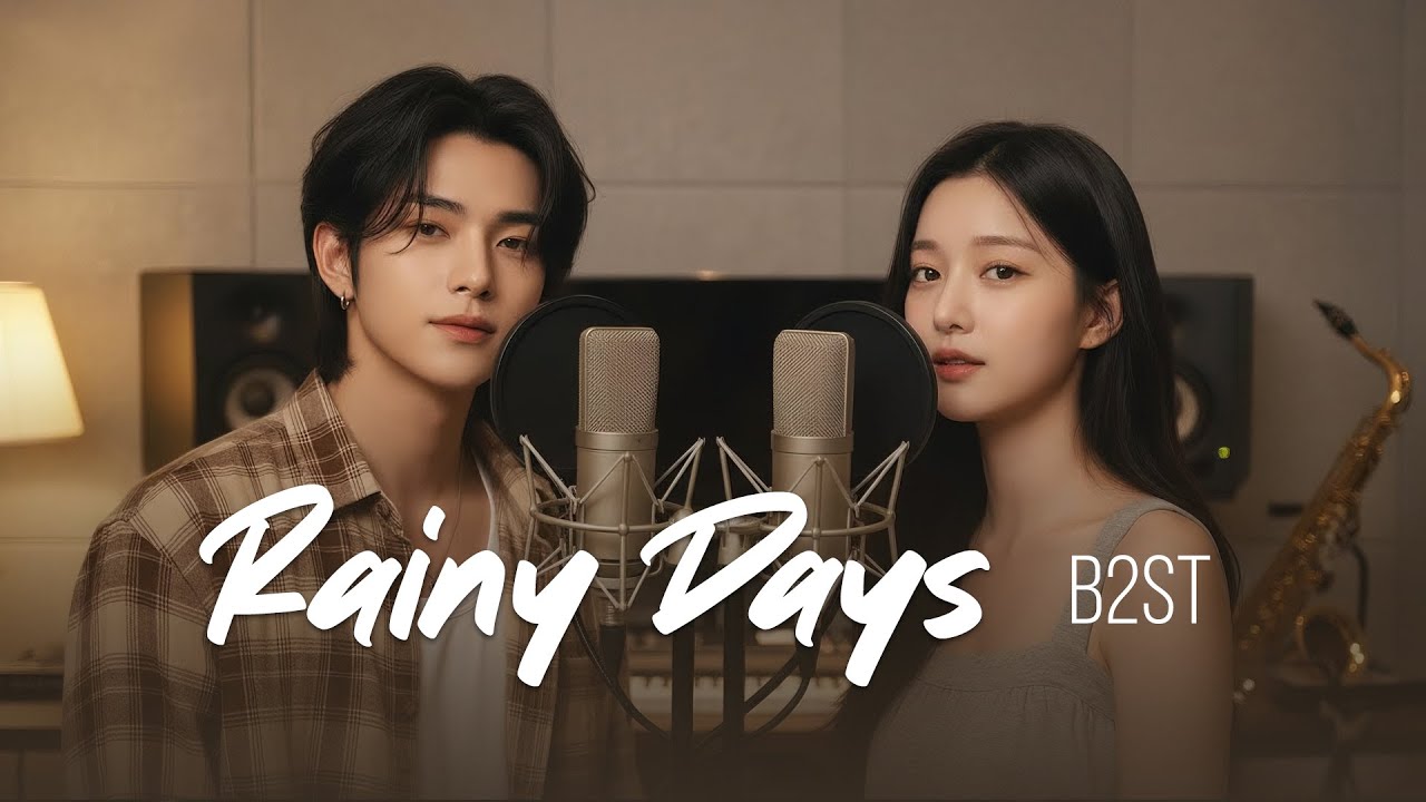 BEAST (B2ST) - Rainy Days (비가 오는 날엔) 🌧️ | Emotional Acoustic Cover by RUI & HARUKA