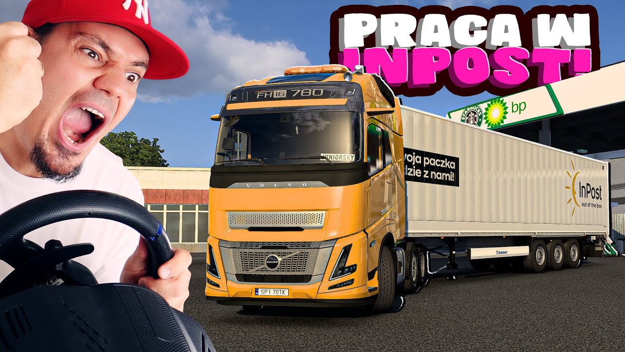 🚛 MOJA PRACA W INPOST… WIOZĘ PACZKI DO ŁODZI! 🚛 Euro Truck Simulator 2 (Mody)