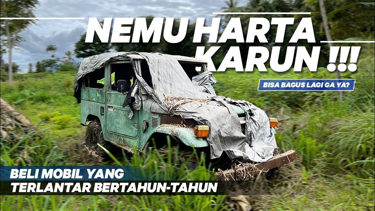 BELI MOBIL YG SUDAH TERLANTAR SEKIAN TAHUN,KONDISI NYA KUSUT BANGET,BISA BAGUS LAGI GA YA ??