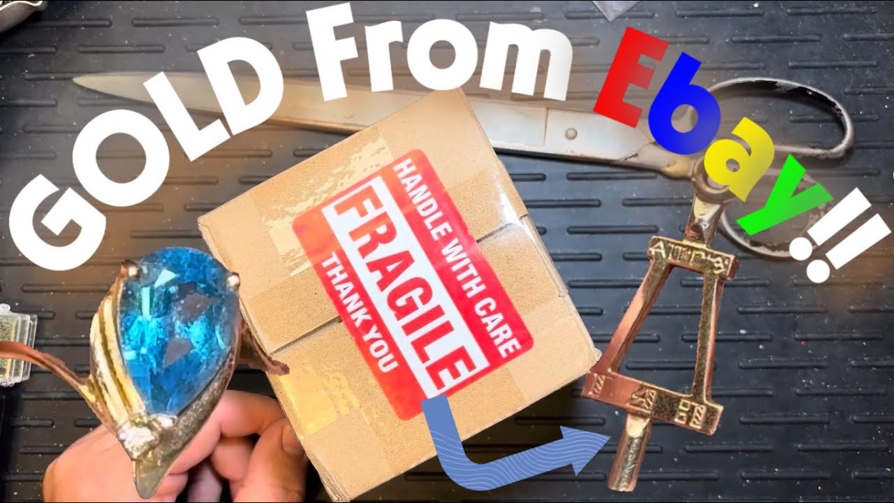 Золото в нашей посылке с eBay! Плюс загадочное золотое кольцо из комиссионного магазина! #золото ...