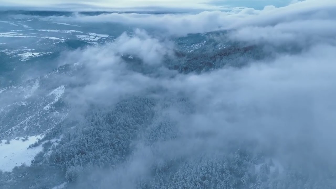 Дъбравите и Белово затрупани със сняг | DJI Mavic 3 Cine