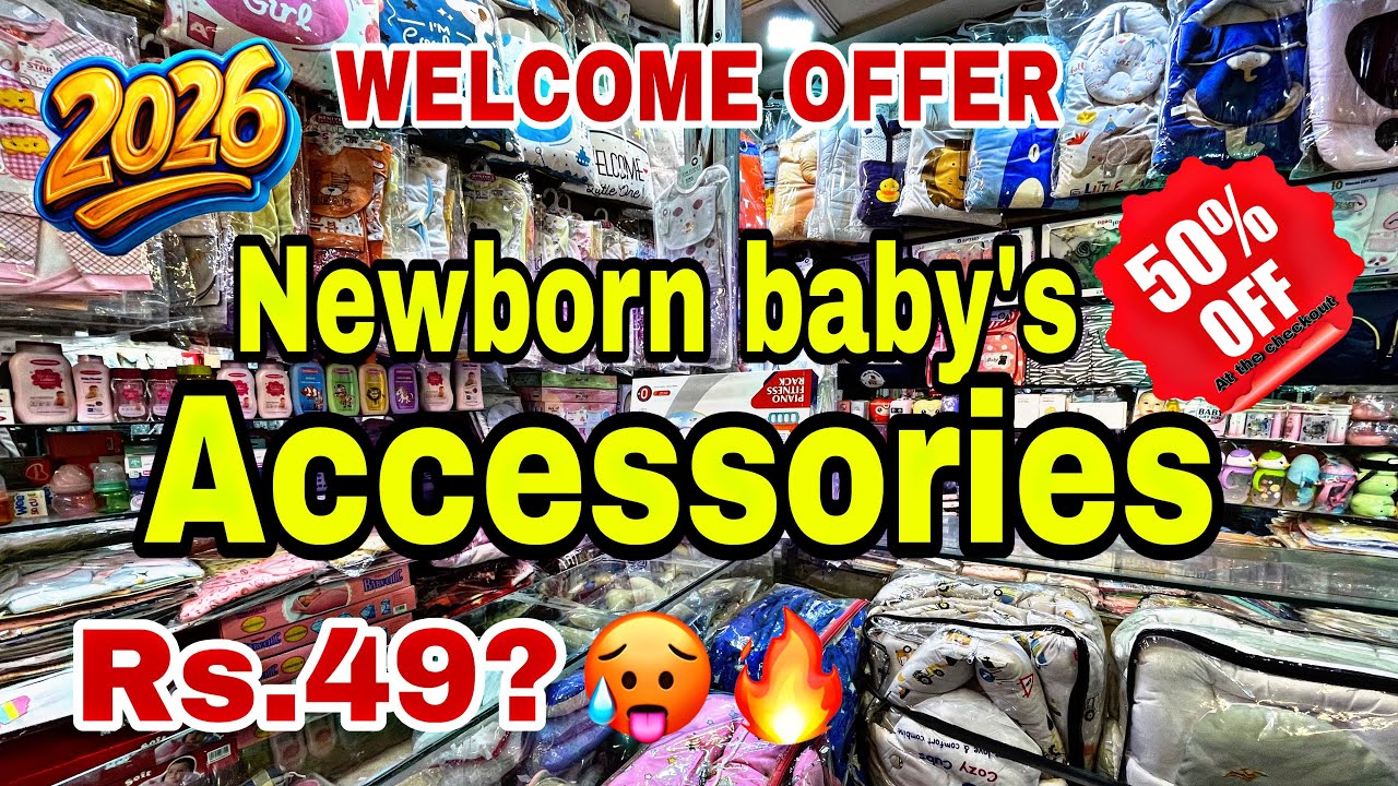 Born Baby’s Complete Items😍Rs.49?🔥 50%OFF🥵 2026welcome offer🥳BiB/Feeder/sheets/towel/bags@saudnabeel