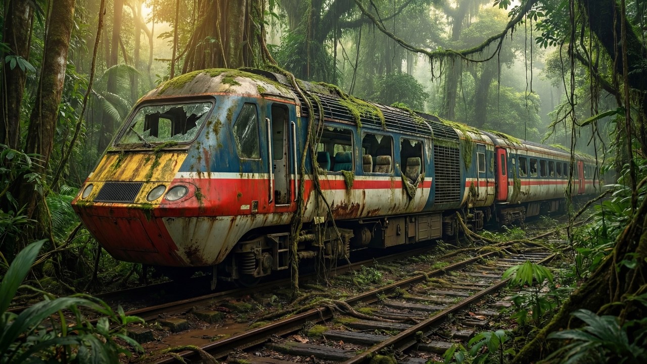 Forgotten British InterCity Train Located in the Amazon Jungle