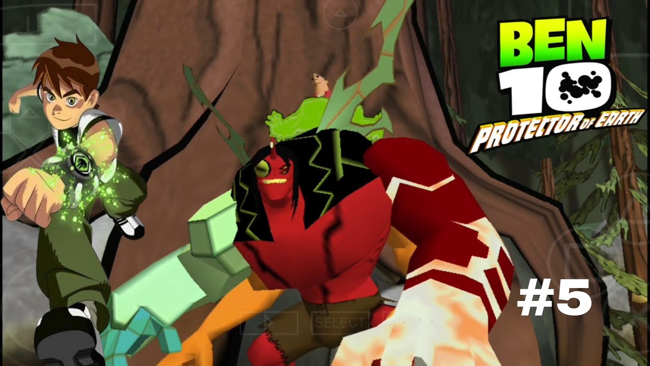 Ben 10 Protector of Earth (PSP) Walkthrough Part-5 (Kavin 11 Boss Fight)
