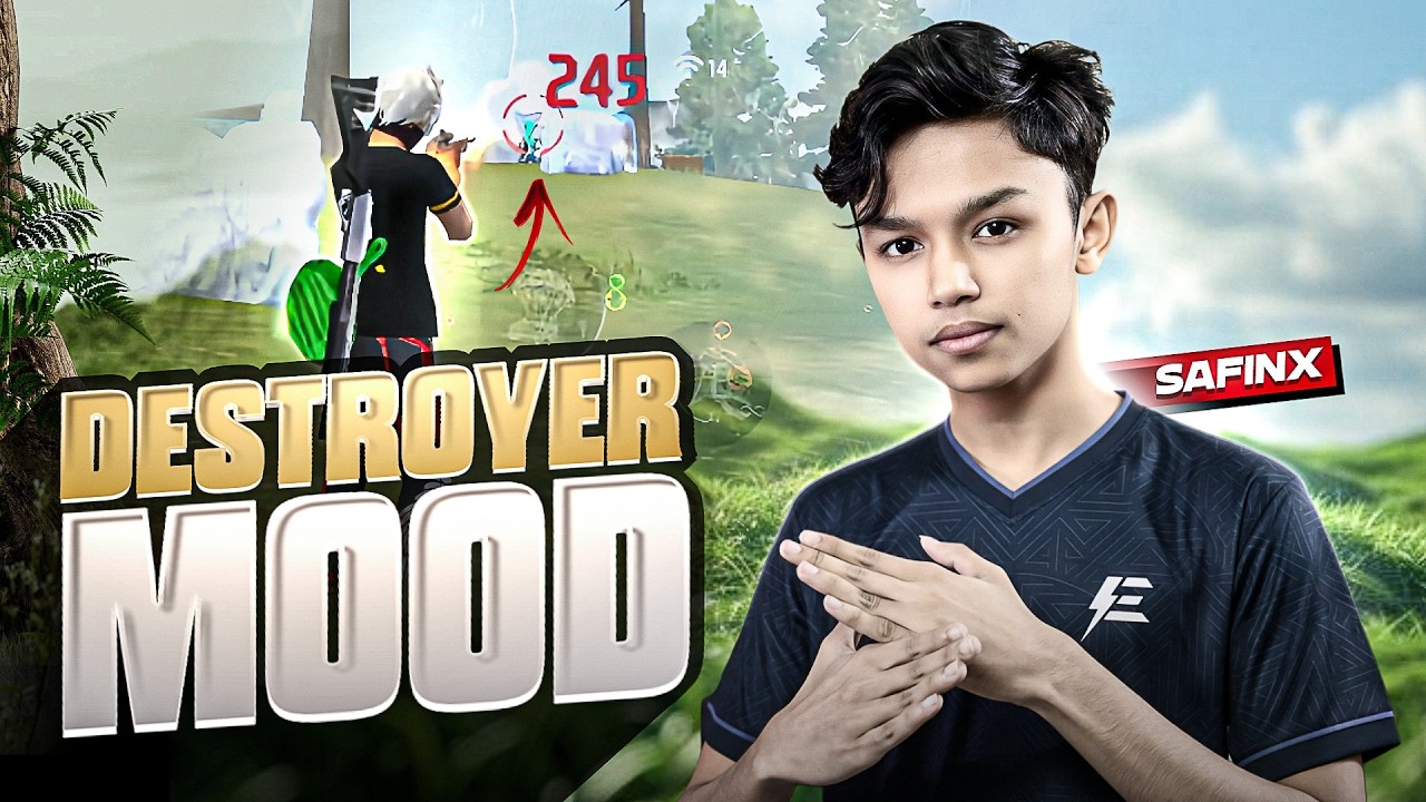 Destroyer Mood 🔥 | Tournament Highlights by SAFINX | IQOO NEO 10 🏆 | Free Fire Max 📲