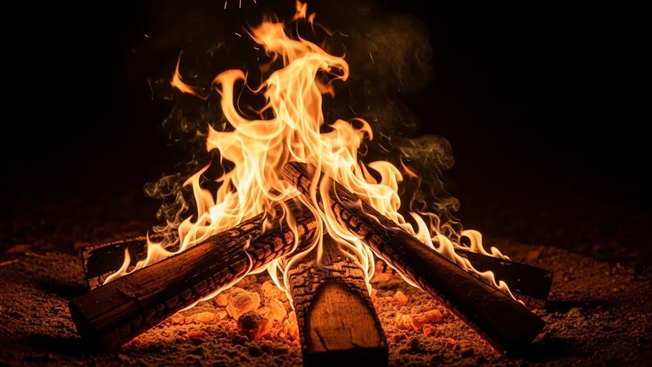 Crackling Campfire LIVE – Deep Relaxation Sounds