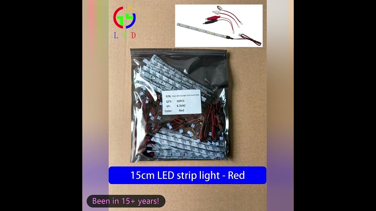 Original pinball parts factory promoting short LED strip light 15cm for pinball signs lighting