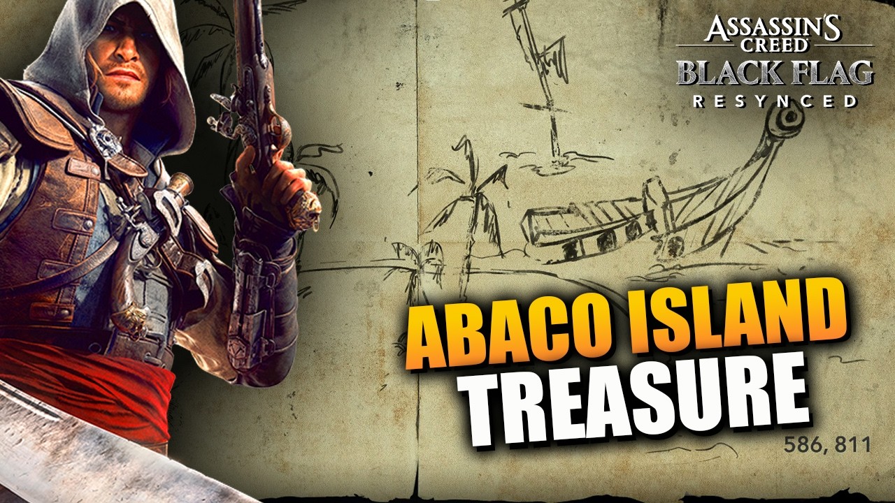 Assassin's Creed Black Flag: Где найти сокровище на острове Абако (586, 811)