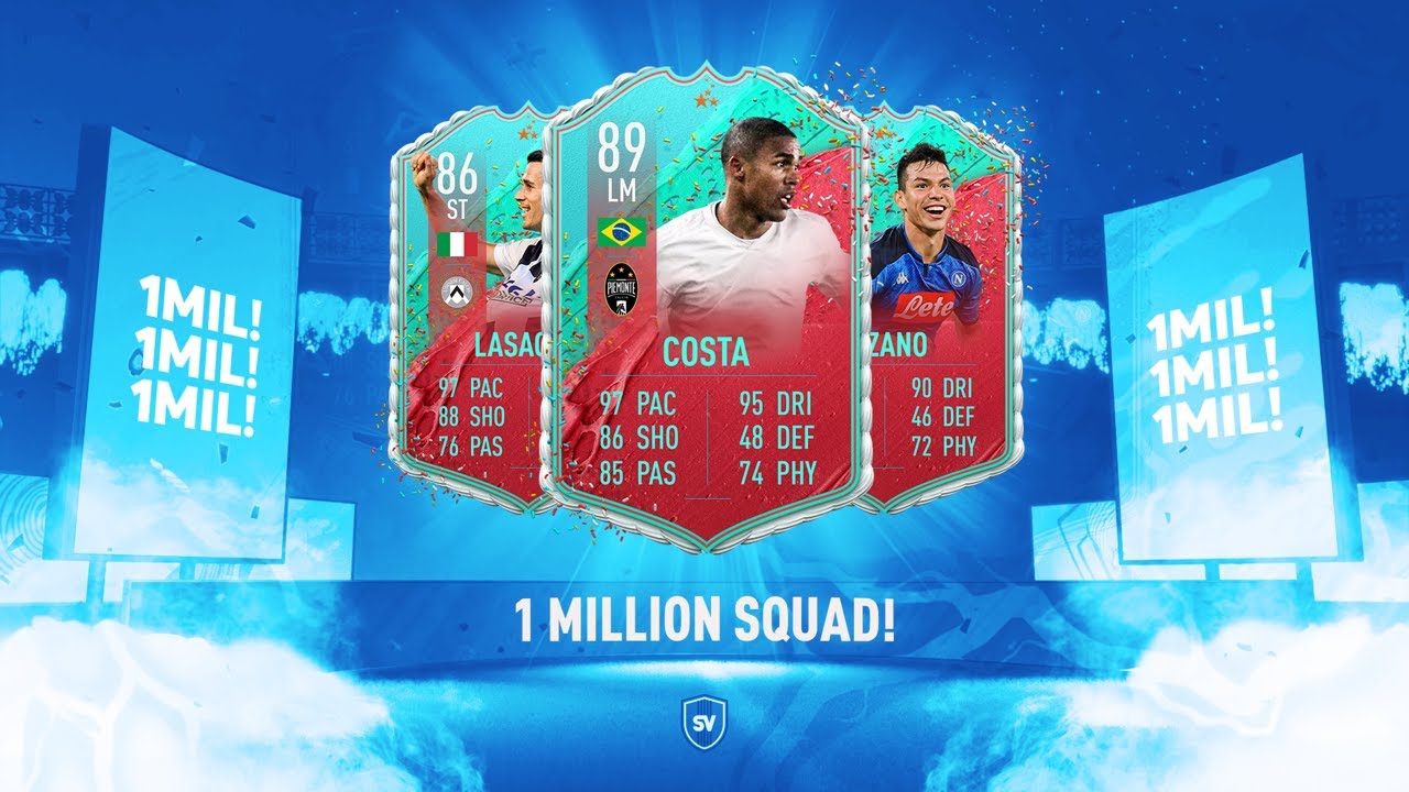 BEST POSSIBLE 1 MILLION COINS TEAM FOR FUT CHAMPS! (SQUAD BUILDER) - FIFA 20 ULTIMATE TEAM