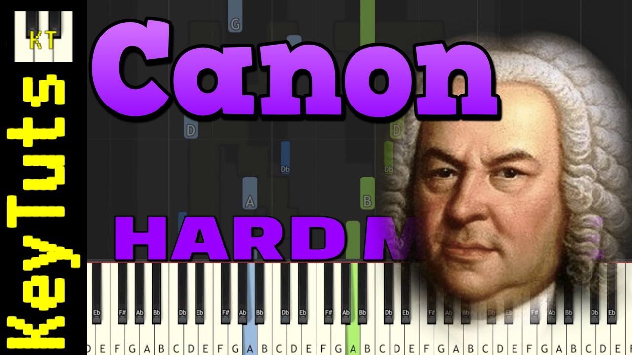 Canon in D [Pachelbel] - Hard Mode [Piano Tutorial] (Synthesia)