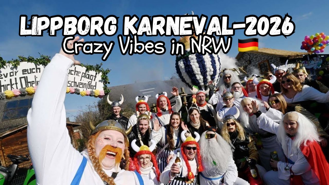 Lippborg Karneval Parade - 2026 | Germany’s small town Carnival | Rosensonntag procession🇩🇪