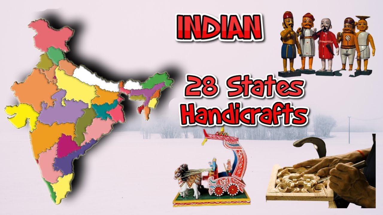 Indian 28 States Official Handicrafts # India's Statewise Famous Handicrafts [Official Video]